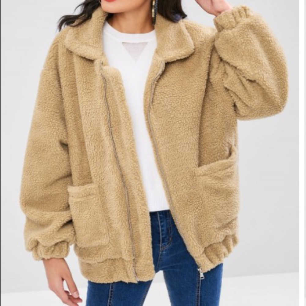 teddy jacket new with tags